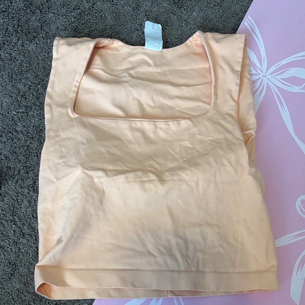 Peach Sleeveless Top